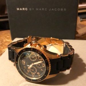 Marc Jacobs Black Chronograph Watch 2006